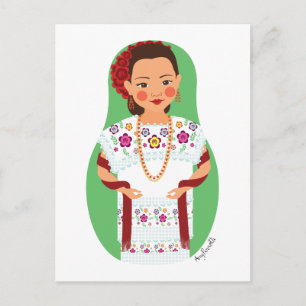 Carte postale mexicaine, Yucatan Matryoshka