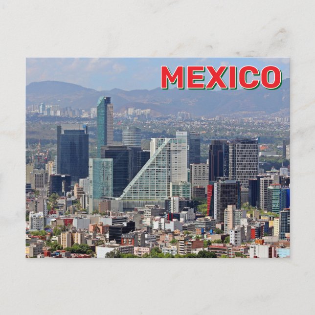 Carte Postale Mexico City, Mexique (Devant)