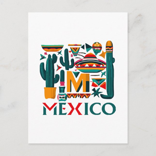 CARTE POSTALE MEXIQUE (Devant)
