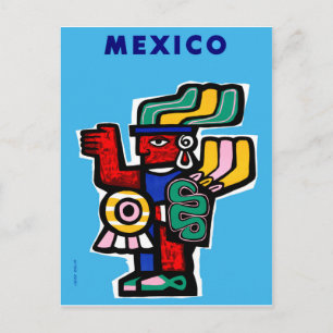 Carte Postale Mexique, art mexicain