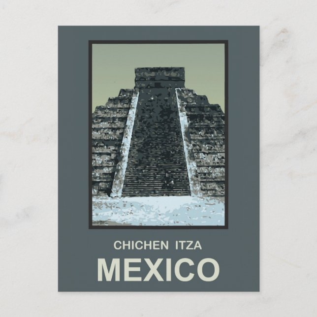 Carte Postale Mexique Chichen Itza (Devant)