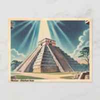 Mexique Chichen Itza Voyage Rétro