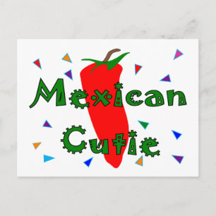 Carte Postale Mexique Cutie Red Chili Pepper T-Shirts & Cadeaux