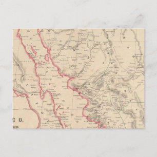 Carte Postale Mexique, États du Nord-Ouest