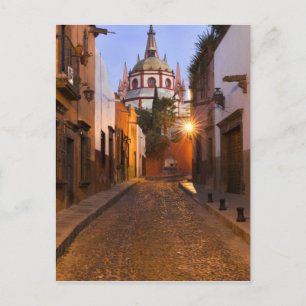 Carte Postale Mexique, San Miguel de Allende. Tôt le matin