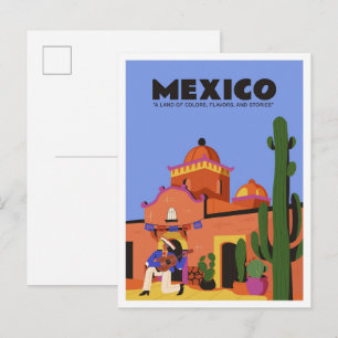 Carte Postale Mexique Terre de Couleurs, de Saveurs et d'Histoir