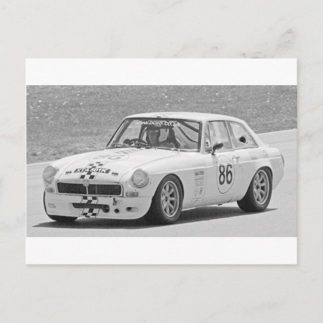Carte Postale MG noir et blanc (Devant)