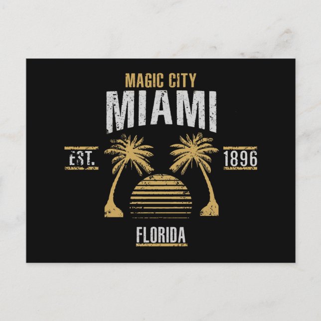Carte Postale Miami (Devant)