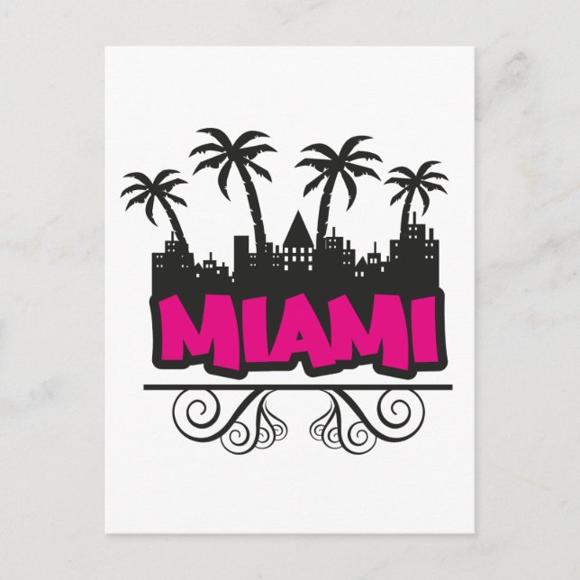 CARTE POSTALE MIAMI (Devant)