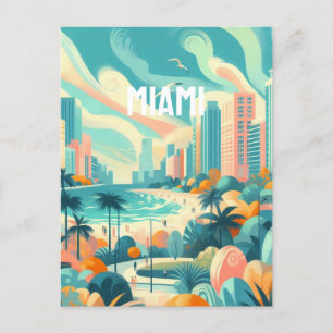Carte Postale miami