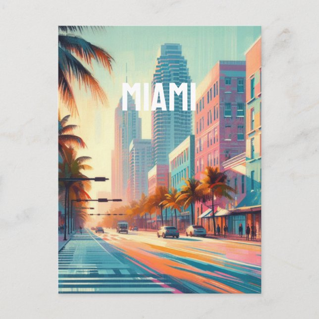 Carte Postale miami (Devant)