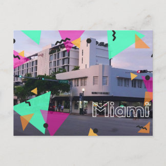 Carte Postale Miami art deco 