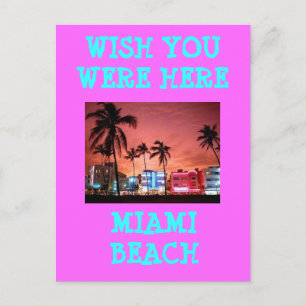 CARTE POSTALE MIAMI BEACH