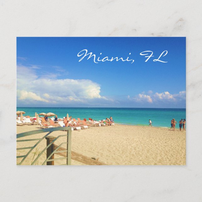 Carte postale Miami Beach (Devant)