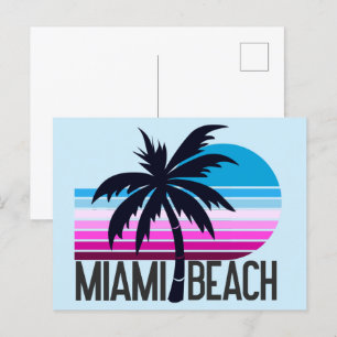 Carte Postale Miami Beach