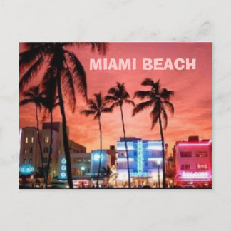 Carte Postale Miami Beach, Floride