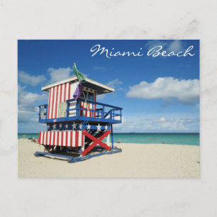 Carte Postale Miami Beach Floride Garde Tower