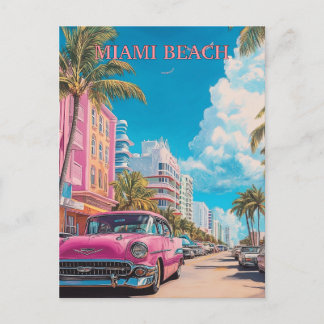 Carte Postale Miami Beach USA Travel