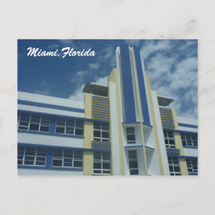 Carte Postale miami bleu