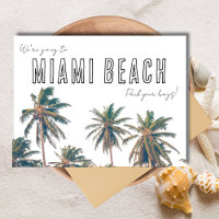 Miami Florida Beach Mariage Enregistrer la date