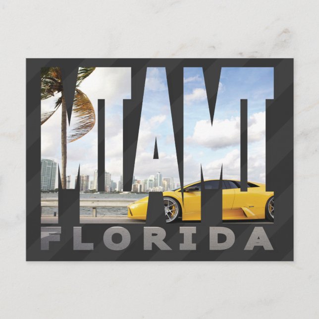 Carte postale Miami, Floride (Devant)