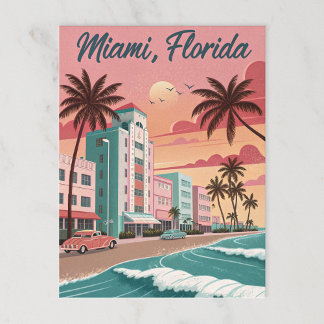 Carte Postale Miami, Floride