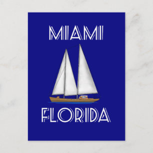 Carte Postale Miami Floride