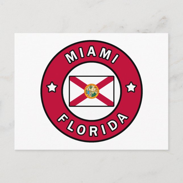 Carte Postale Miami Floride (Devant)