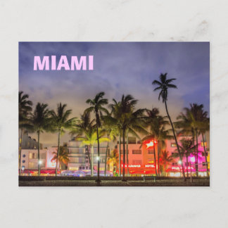 CARTE POSTALE MIAMI SKYLINE