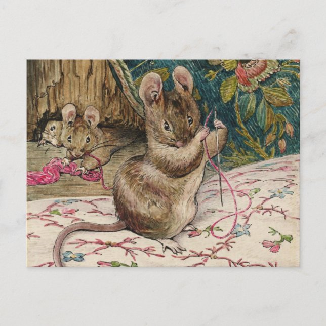 Carte Postale Mice At Work - Beatrix Potter (Devant)