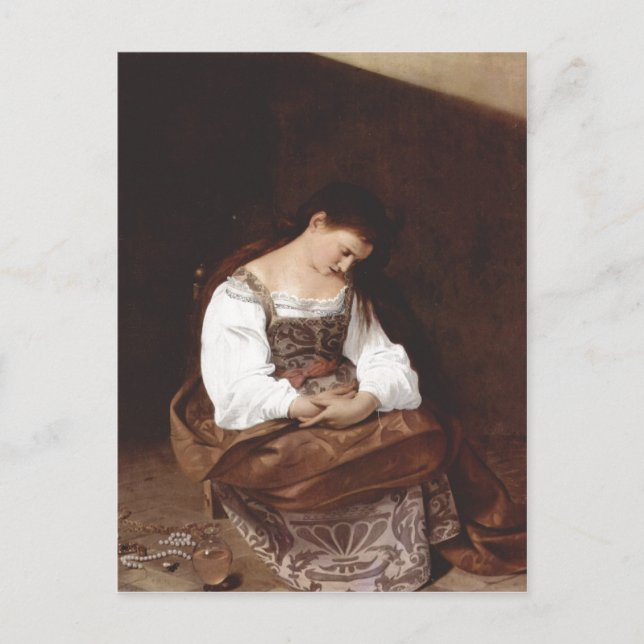Carte Postale Michelangelo Merisi da Caravaggio Maria Magdalena (Devant)