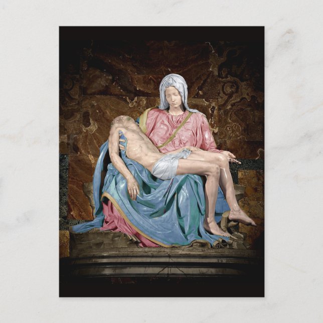 CARTE POSTALE MICHELANGELO PIETA (Devant)