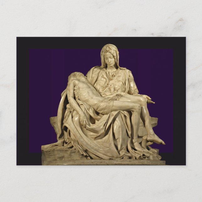 Carte Postale Michelango ... La Pieta (Devant)
