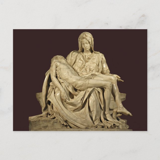 Carte Postale Michelango ... La Pieta (Devant)