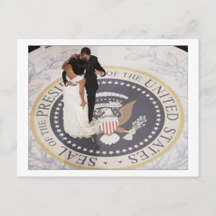 Carte Postale Michelle et Barack Obama
