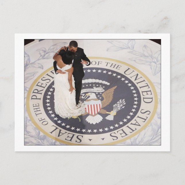 Carte Postale Michelle et Barack Obama (Devant)