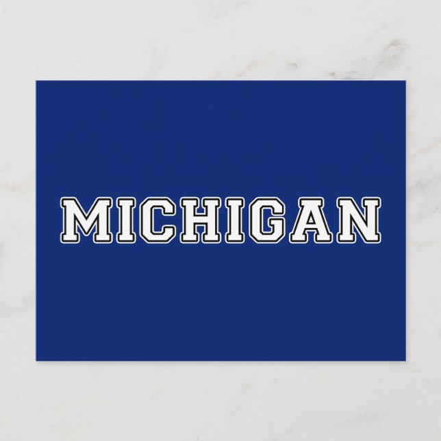 Carte Postale Michigan (Devant)
