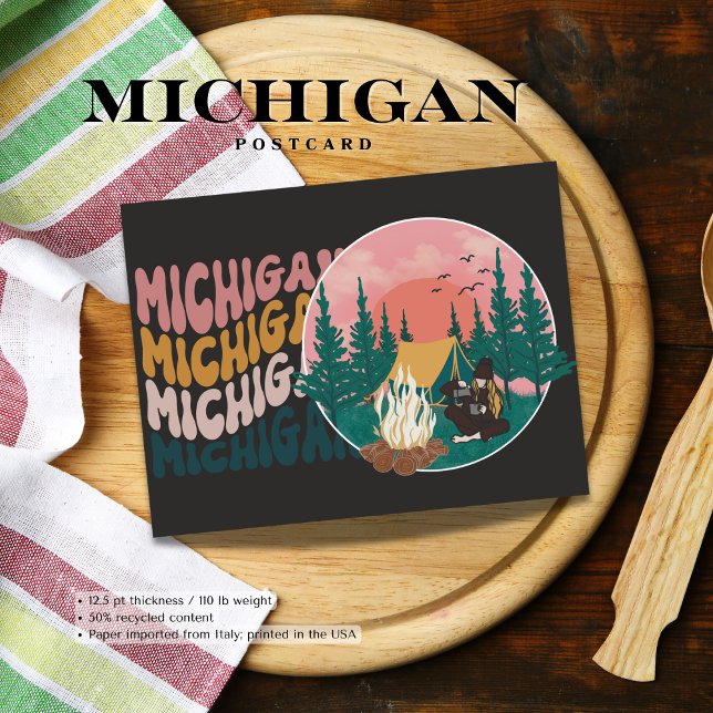 Carte postale Michigan Camping Adventure ( Birthday Depot
Michigan Camping Adventure Postcard)