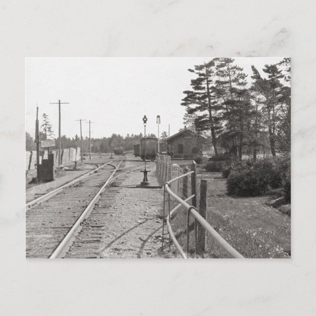 Carte Postale Michigan Central Railroad Yard (Devant)