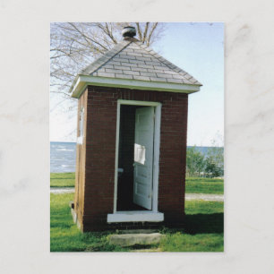 Carte postale Michigan Outhouse