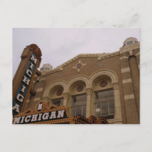 Carte Postale Michigan Theatre, Ann Arbor