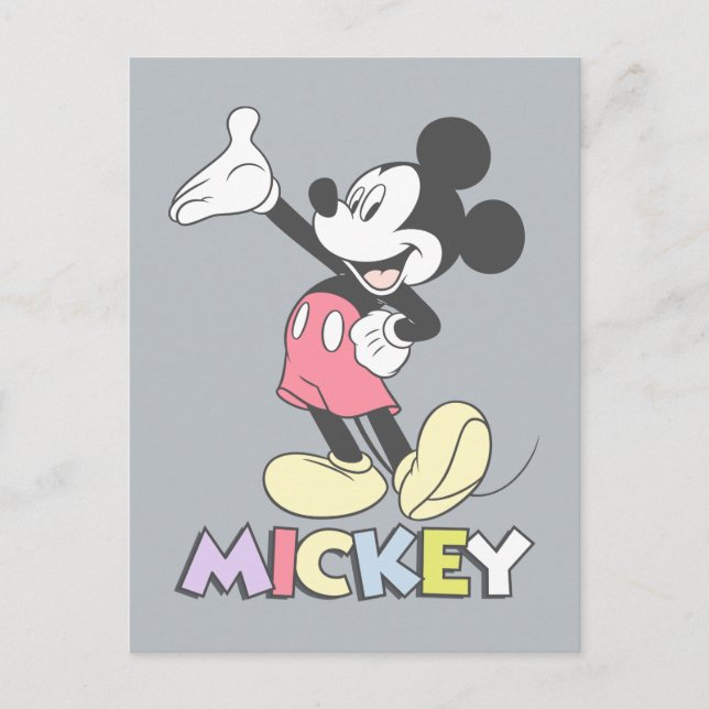 Carte Postale Mickey classique (Devant)