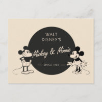 Mickey et Minnie vintages