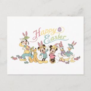Carte Postale Mickey et ses amis   Bonne Pâques