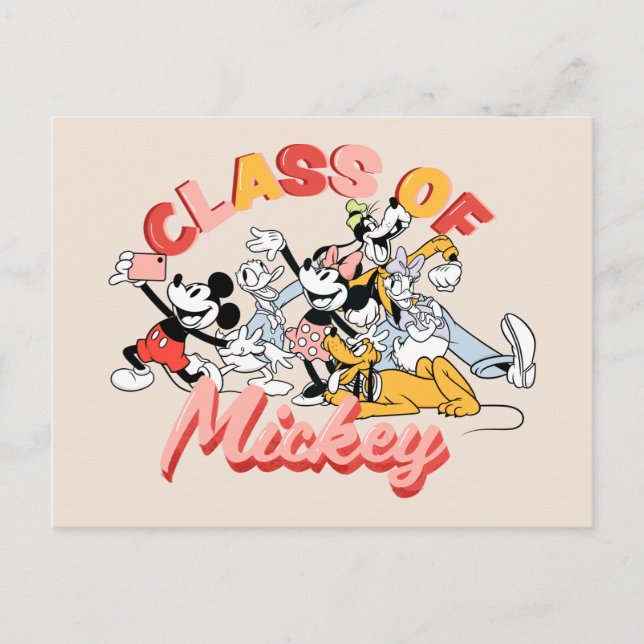 Carte Postale Mickey et ses amis | Classe Mickey (Devant)