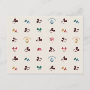 Carte Postale Mickey   Laughs Commencer ici Motif