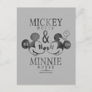 Carte Postale Mickey & Minnie   Est. 1928