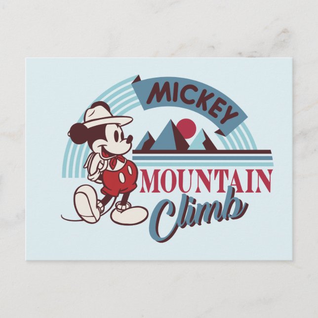 Carte Postale Mickey | Mountain Club (Devant)