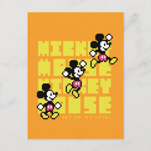 Carte Postale Mickey Mouse Double Saut