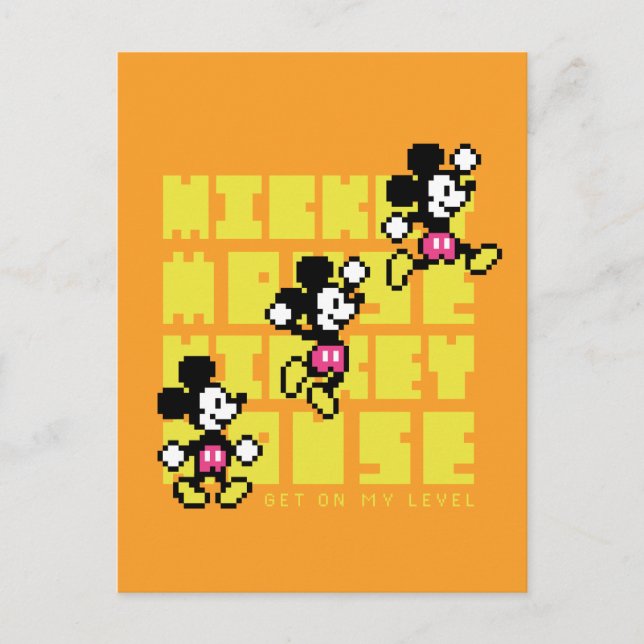 Carte Postale Mickey Mouse Double Saut (Devant)